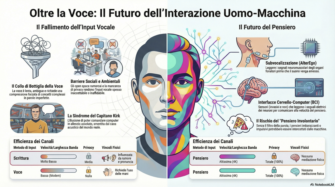 Figura 4 – Un quadro riassuntivo sulle interfacce di input.