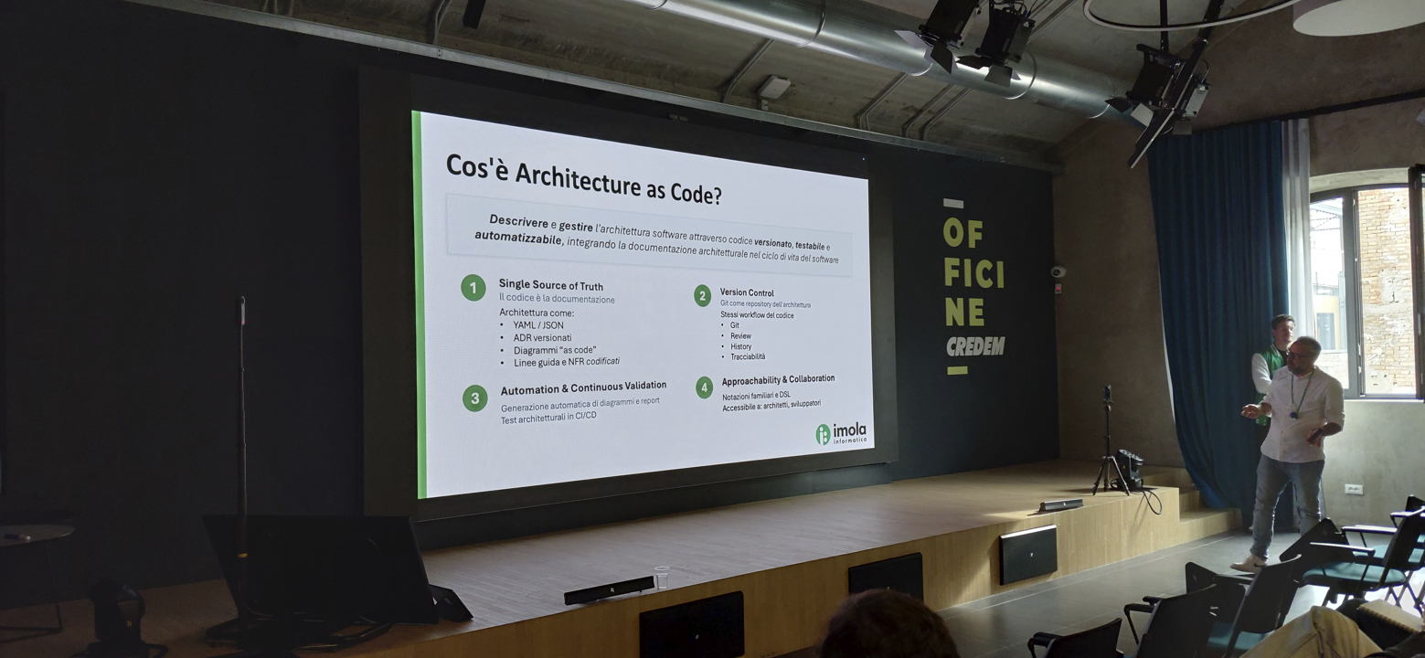 Figura 3 – Architecture as Code: esperienze e riflessioni.